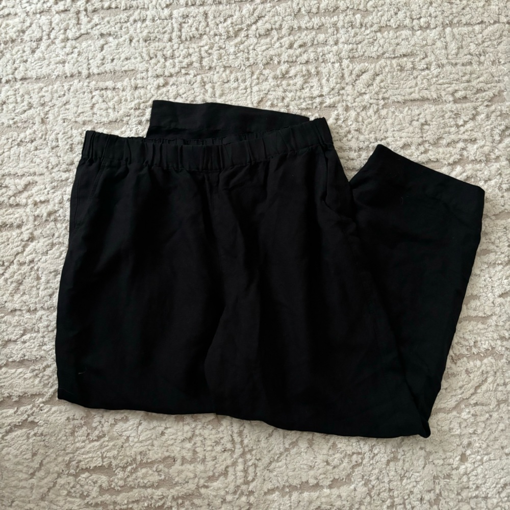 Madewell Linen Stretchy Waist full length pants
